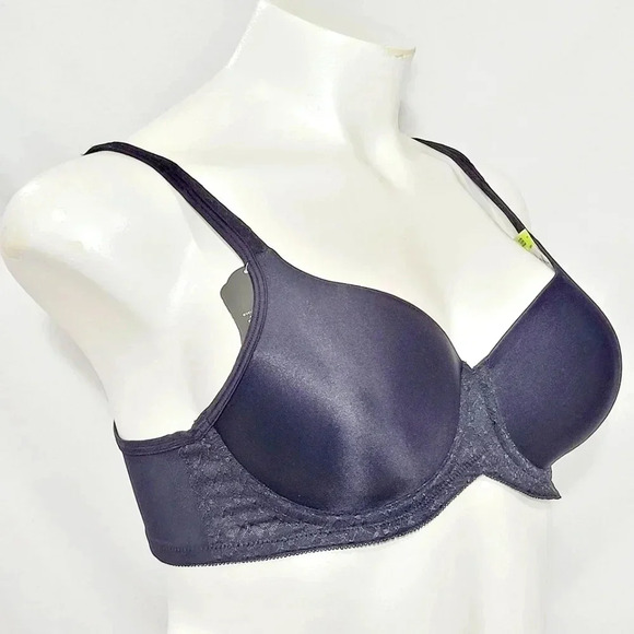 38B Playtex Secrets 4913 Breathably Cool UW Bra Black NWT - Picture 2 of 5